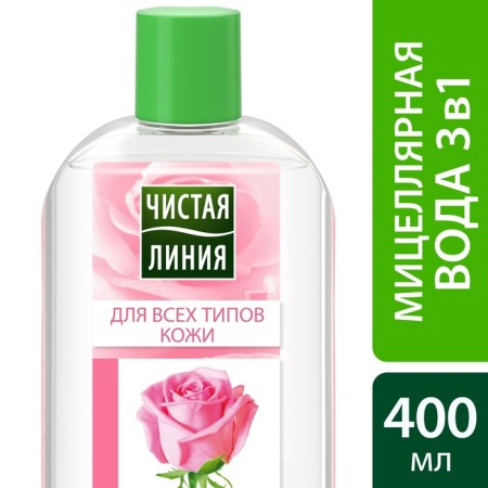 Micellar water pure line 3 in 1 "Flower", 400 ml-3