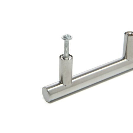 Handle -label, lightweight, d = 12 mm, m/o 64 mm, color mat. nickel-8