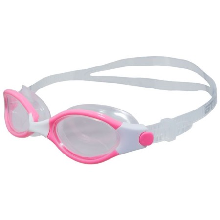 ATEMI B503 swimming glasses, silicone, pink/white color