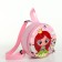 Children's backpack on the zipper "chosen", the color is pink