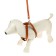 Set "Zononic": a slope with a leash for puppies, 150 x 0.12 cm, leather, mix
