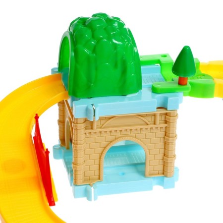 Railway "Entertainment Park", light and sound effects, works from batteries-3