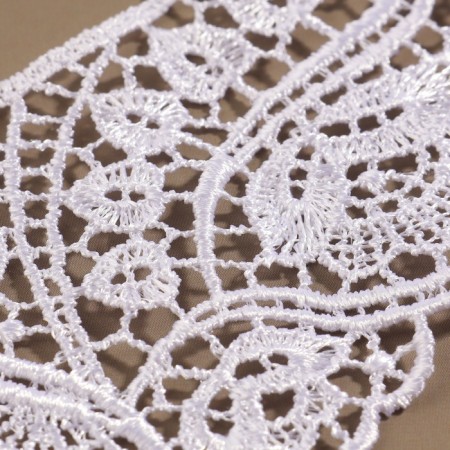 Collar sewing, guipyur, 21 × 6 cm, white color-4