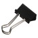 A set of paper clamps 32 mm, 24 pieces, in a plastic tube, black