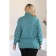 Female jumper, size 52, turquoise color