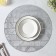 A set of serving napkins on the table “Burleske”, 4 pcs, d = 38 cm, silver color