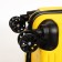 Small suitcase 18 ", lightning department, 4 wheels, yellow color