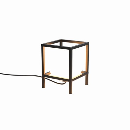 MANTRA Desigual, E27, 1x20W, 145x145x190 mm table lamp, black color is