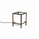 MANTRA Desigual, E27, 1x20W, 145x145x190 mm table lamp, black color is