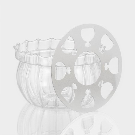 Glass stand for heating Magistro "Diana", 12.5 × 8 cm-2