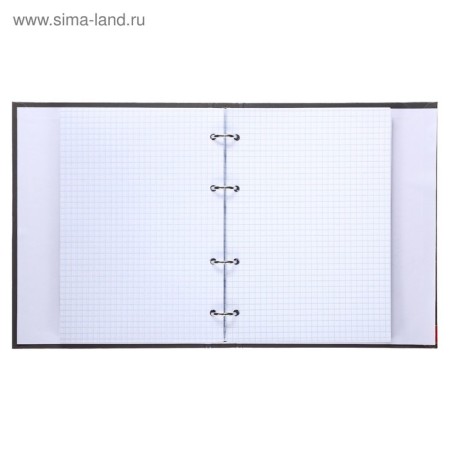 Notebook on rings, 160 sheets in the Start Up cage, solid cover, glossy lamination, with a change of block-2