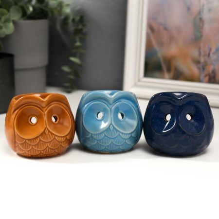 Aroma lamp ceramics "Council" under Shawl Mix 6.7x7.5x7.5 cm