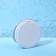 Folding mirror "flowers", d = 7.5 cm, blue color