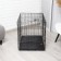 A cell for dogs and cats, a two -tier 70 x 50 x 60 cm, black