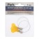 Chervyki clamp with PARK key, diameter 25-40 mm, 8 mm width, stainless steel, 2 pcs.