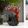 The desktop fountain from the network, backlight "wood with gems and waterfall" 180 stones 26x19x12 cm