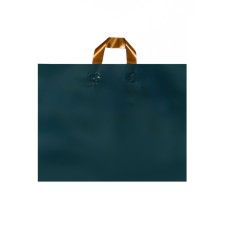 Bag with loop handle Green 45 x 35 x 8 cm 80 μm