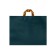 Bag with loop handle Green 45 x 35 x 8 cm 80 μm
