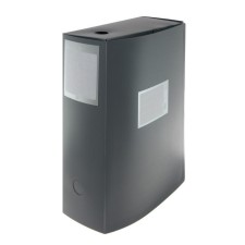 A4 Calligrata archive folder archive, a spine of 100 mm, plastic, cut fastener, gray, up to 900 sheets