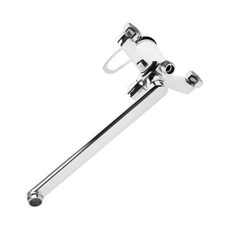 Everest bathtub B22-023, straight flat spout, with a shower set, chrome-1