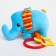 Soft “elephant” suspension, slot., Rattle, on a crib, stroller, species mix, crumb I
