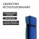 Tourist mat, folding, 170x51x0.8 cm, blue/turquoise color