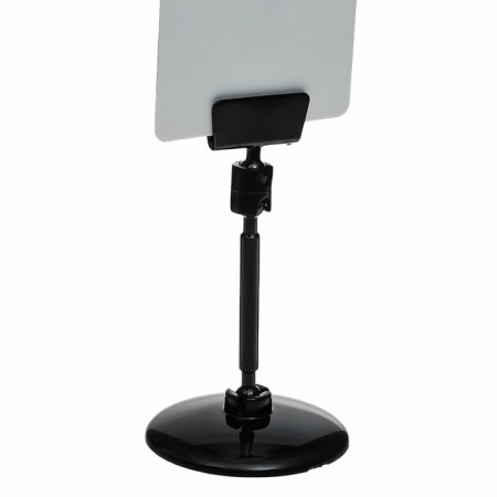 Caucasus holder on a round stand, plastic, leg 5 cm, h = 9 cm, black color-2