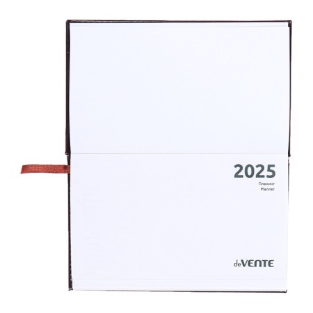 PROVING PARMAN DALL 2025, 155 x 95mm 64 sheets, Devente.Matrix, solid cover to leatherette with foam, embossing, block 70, burgundy-3
