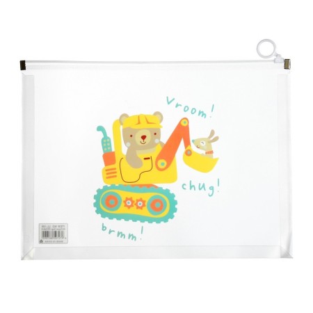 Lightning folder A4, 180 MKR format, with a drawing "Funny machine", mix-2