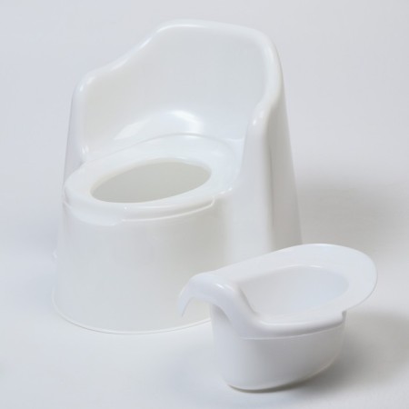Children's Little King pot, removable bowl, white color-2