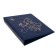 Album for coins on rings, Optima format 230 x 265 mm Calligrata "Map", includes up to 20 sheets, cover cover, blue