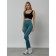 Femic fitness legins, size 46, turquoise color