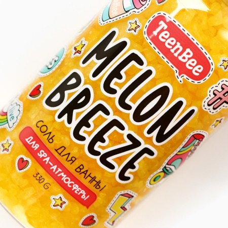 Coal for a bath, 330 g, melon aroma, teenbee-7