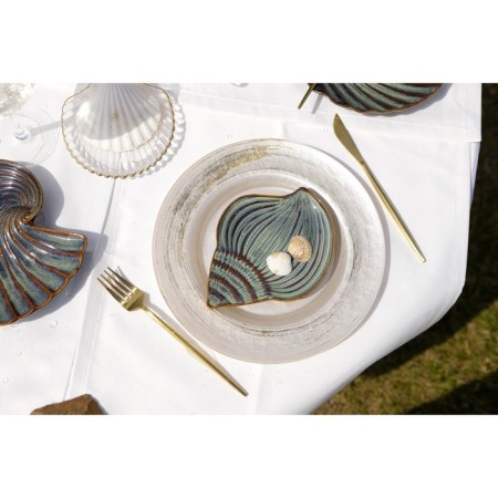 Ceramic serving dish "shell", 18.5 × 14 cm-3
