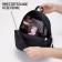 School backpack of artificial leather with a suspension 27x23x10 cm