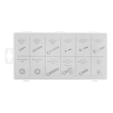 Fixing set: nuts, washers, bolts, screws, screws, 347 pcs-1