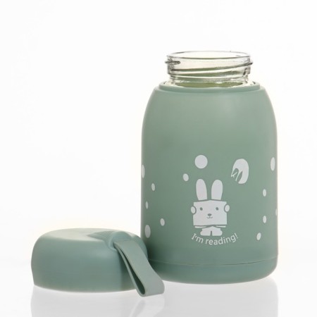 Water bottle, 350 ml, "small rabbit", glass-1
