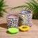 Set of candles "Sandal + jasmine" 5 pieces
