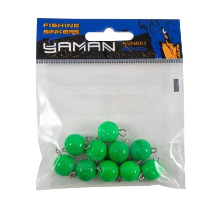 Cargo Cheburashka painted collapsible Yaman 10 pcs., 12 g, green-4