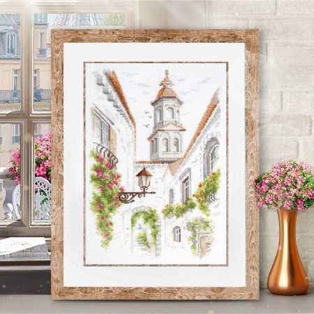 Embroidery set "on the old streets" 18 x 26