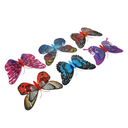 Plug "butterfly Berber" 14.5x10.5cm/25cm, mix-6