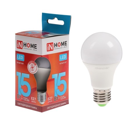 LED lamp In Home Led-A60-VC, E27, 15 W, 230 V, 4000 K, 1430 lm-5