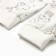 Children's sliders "Antoshka", white color/bunnies, height 74