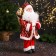 Santa Claus "in a patterned fur coat, with a garter" 47 cm, red