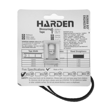 Roulette Harden 580006, Toleled Building, 3m x 19mm-3