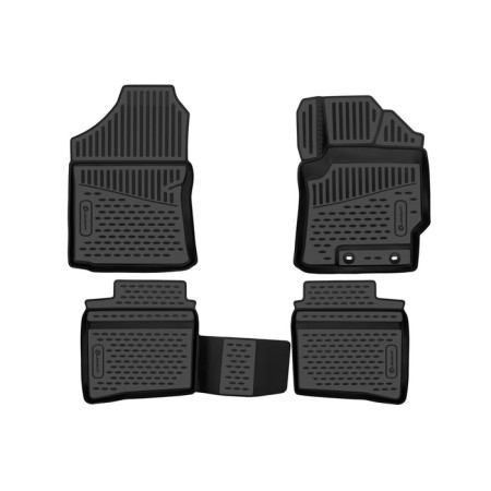 3D mats in a salon for Toyota Corolla Fielder 2012-, 4WD, cross, p.R. 4 things.