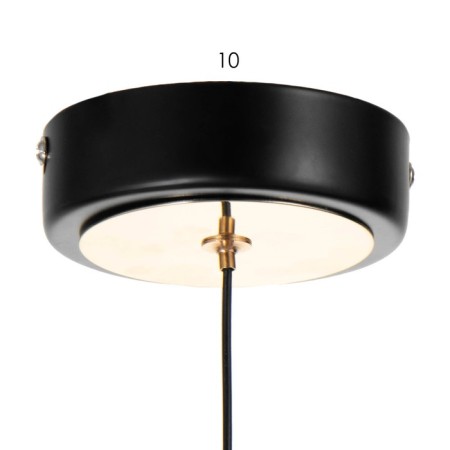 Bayerlux lamp "Imon" 16W LED gold 19.5x19.5x37cm-5