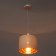 Oasis chandelier 1x60W E27 white, gold 20x15x30 (100) cm