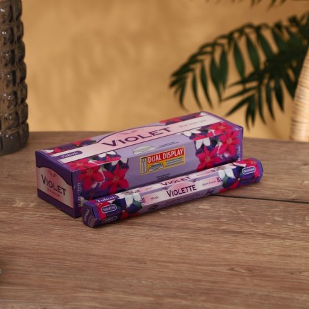 Incense "tulasi" 20 fragrances violet