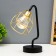 Night "Loft" LED from batteries 3haa black-gold 25x20x10 cm Risalux